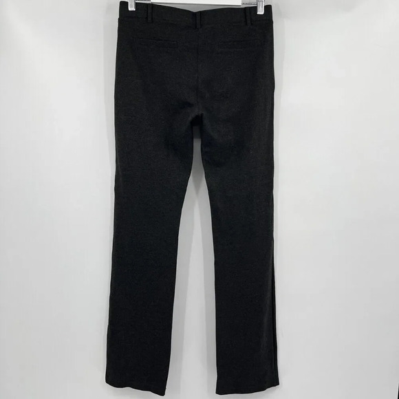 Betabrand Straight Leg Classic Yoga Dress Pants Charcoal Gray Size Medium - Picture 6 of 10